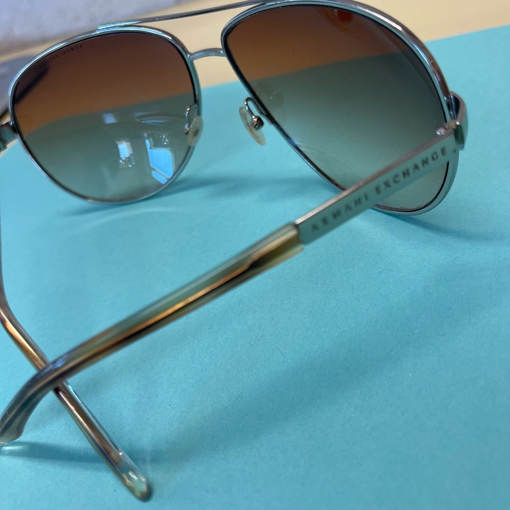 Armani Exchange Gradient Aviator Sunglasses